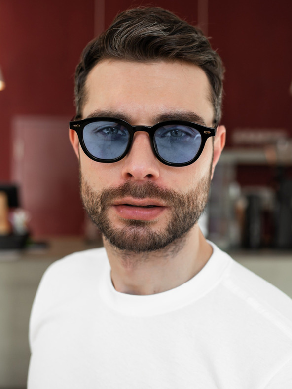 VEYREY VeyRey Sunčane naočale ovalne Doris plavo staklo