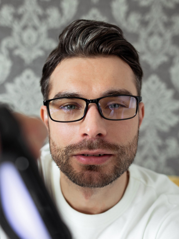 VEYREY VeyRey Računalne naočale kutne Rafael crne