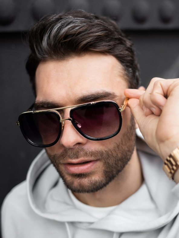 VEYREY VeyRey Square sunčane naočale Holger crne