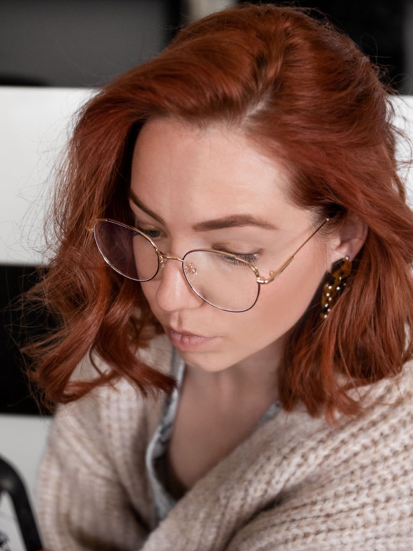 VEYREY VeyRey Blue light blocking stakla ovalne Petronell crno zlato