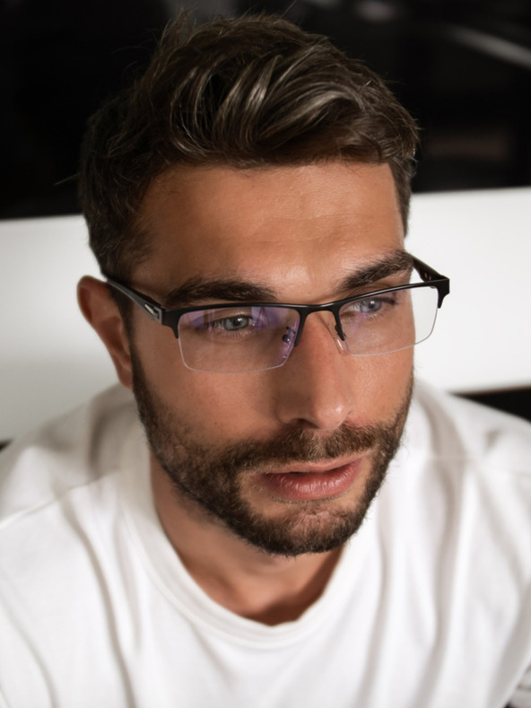 VEYREY VeyRey Square Sture Blue Black naočale za blokiranje svjetla