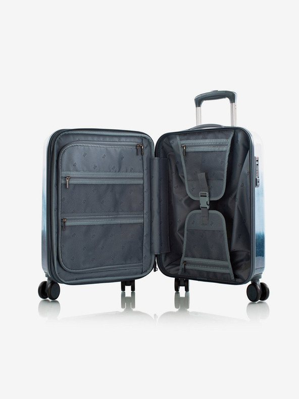 Heys Heys Tie-Dye Blue S bijelo-plavi putni kovčeg