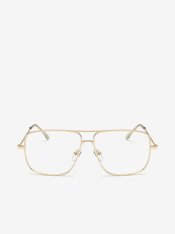 VEYREY VeyRey Miles Square zlatne prozirne naočale
