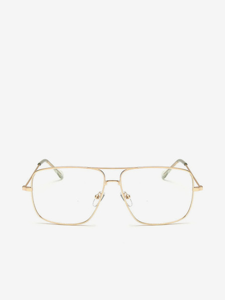 VEYREY VeyRey Miles Square zlatne prozirne naočale