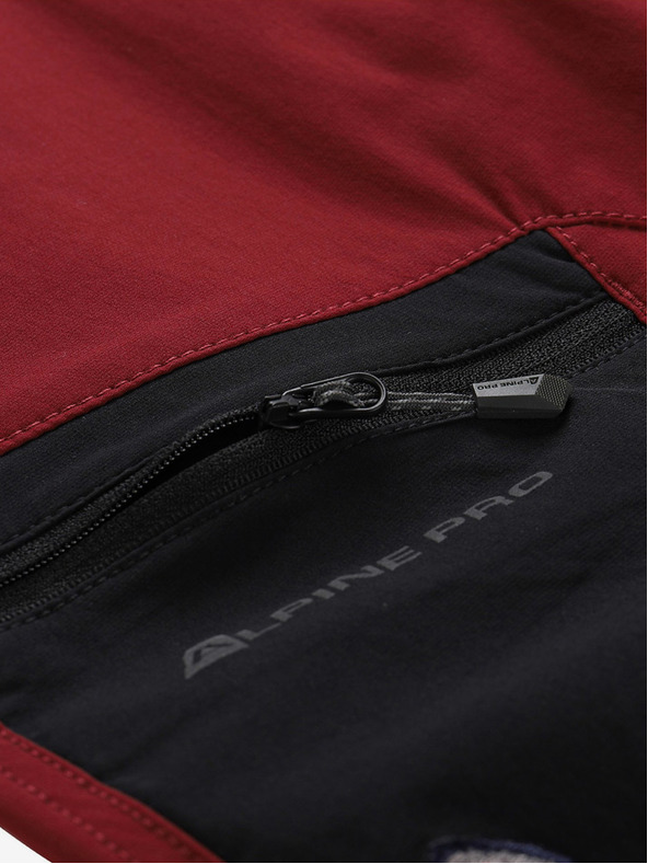 ALPINE PRO Crvene ženske softshell hlače ALPINE PRO Spana