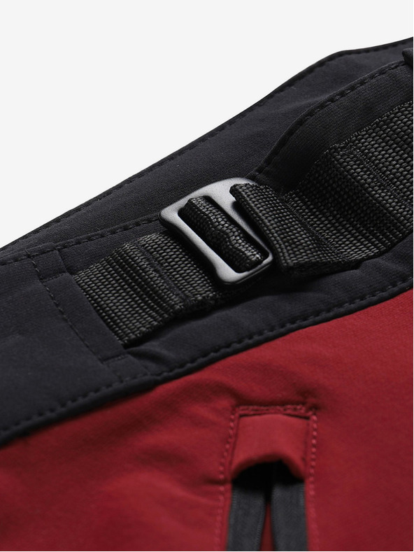 ALPINE PRO Crvene ženske softshell hlače ALPINE PRO Spana