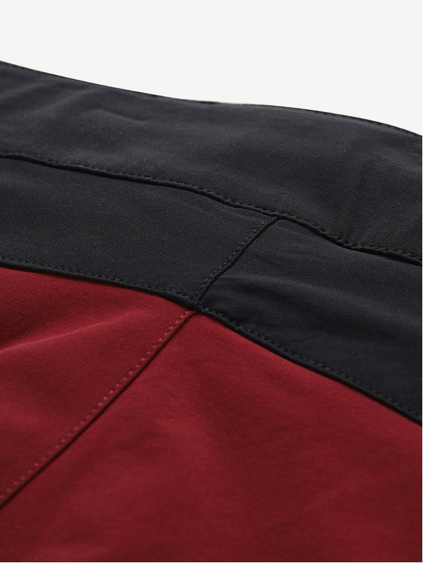 ALPINE PRO Crvene ženske softshell hlače ALPINE PRO Spana