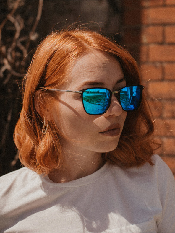 VEYREY Veyrey Tickles srebrne unisex polarizirane sunčane naočale