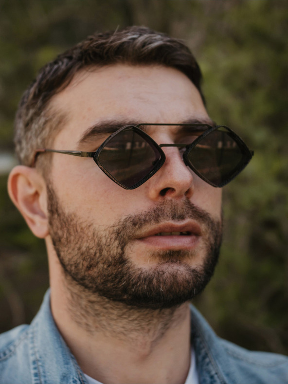 VEYREY VeyRey Aeltimpion crne unisex sunčane naočale