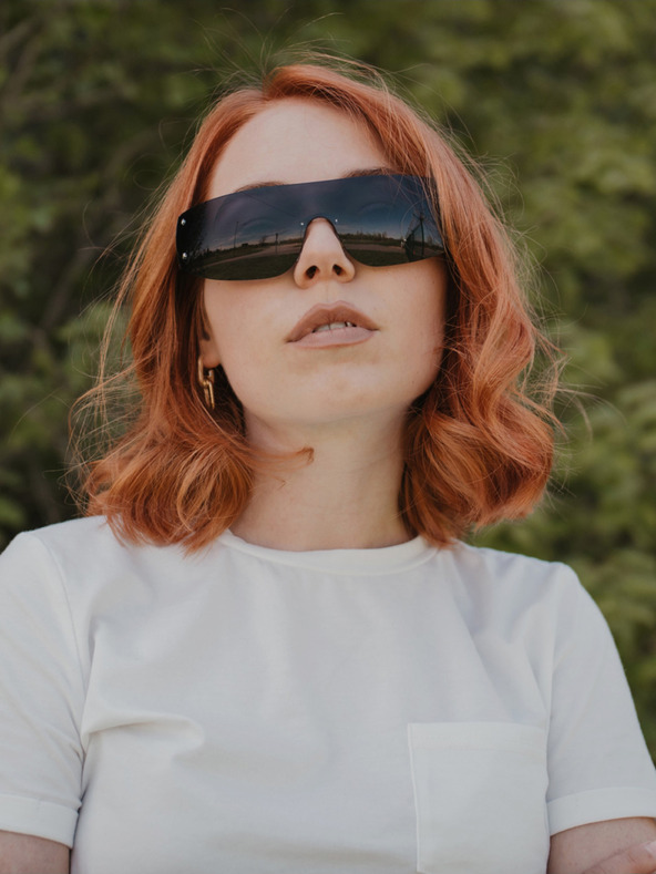 VEYREY Crne unisex sunčane naočale VeyRey Binneon