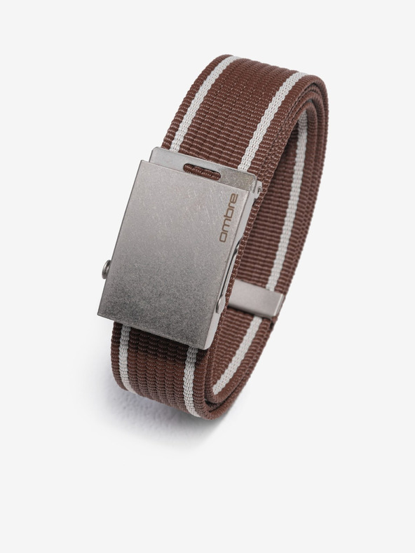 Ombre Clothing Smeđi muški remen Ombre odjeća