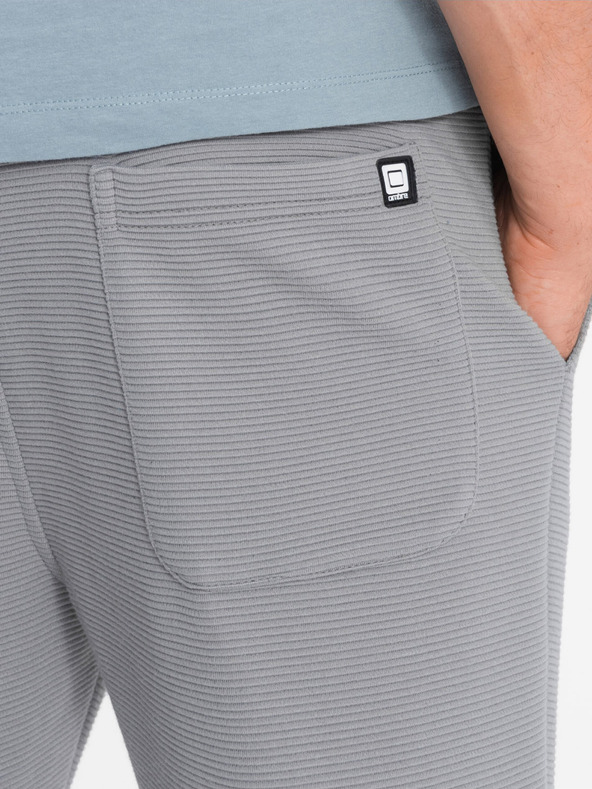 Ombre Clothing Sive muške osnovne trenirke Ombre Clothing Ottoman