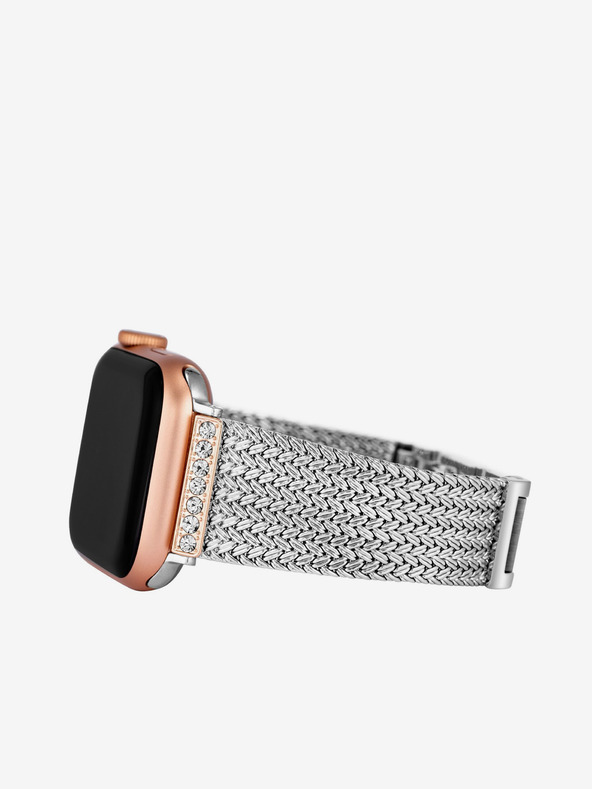 Anne Klein Apple Watch remen s kristalima u srebrnoj boji Anne Klein