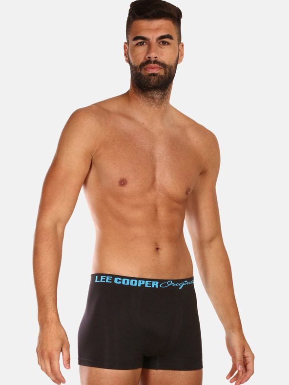 Lee Cooper Set od pet pari muških bokserica Lee Cooper crne boje