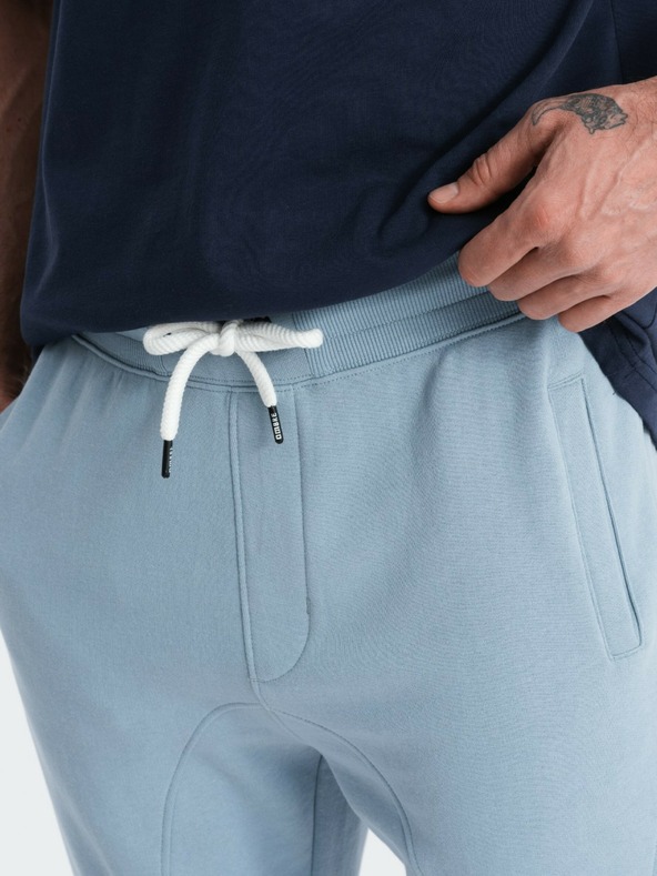 Ombre Clothing Plave muške trenirke Ombre Clothing