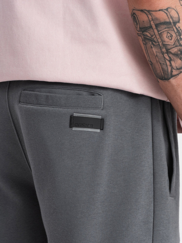 Ombre Clothing Sive muške osnovne trenirke Ombre Clothing