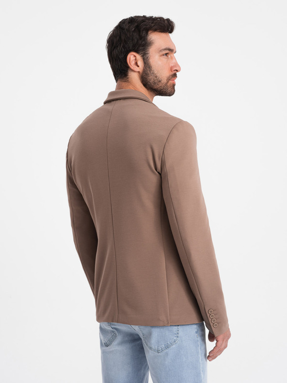 Ombre Clothing Bež muški sako s džepovima Ombre Clothing