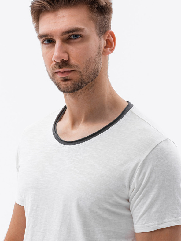 Ombre Clothing Ombre Clothing kremasta muška majica