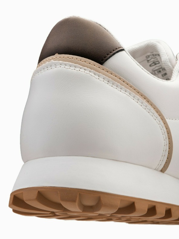 Ombre Clothing Bež-bijele muške tenisice Ombre Clothing