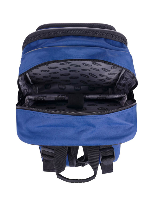 BAAGL  Plavi školski ruksak cubic neon Baagl