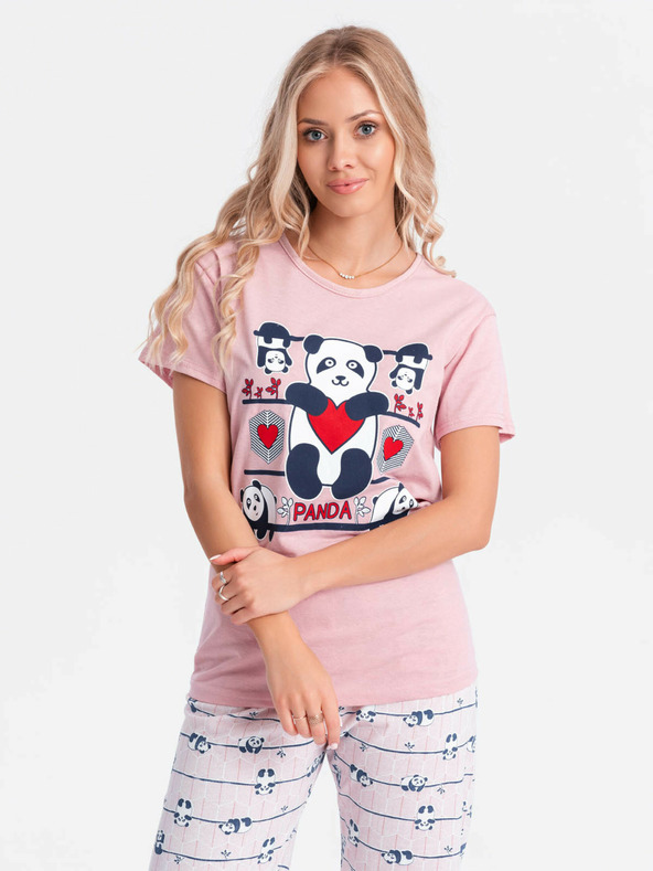 Edoti Ženska pidžama - breskva EDOTI