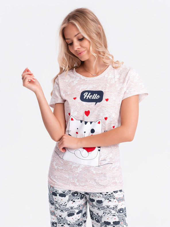 Edoti Ženska pidžama - bež EDOTI