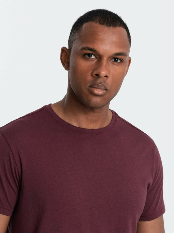 Ombre Clothing Muška klasična pamučna majica kratkih rukava BASIC Ombre odjeća