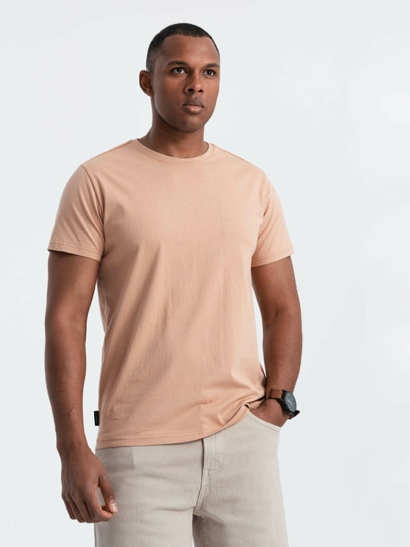 Ombre Clothing Muška klasična pamučna majica kratkih rukava BASIC Ombre odjeća