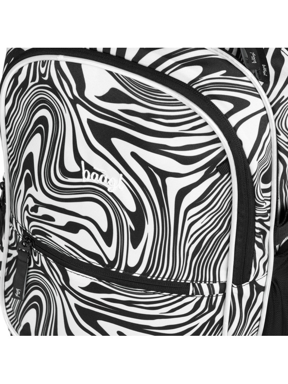 BAAGL  Crni školski ruksak Baagl Core Mixture