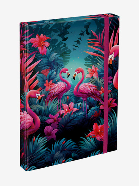 BAAGL  Roze ploče za školske bilježnice A4 Baagl Flamingos