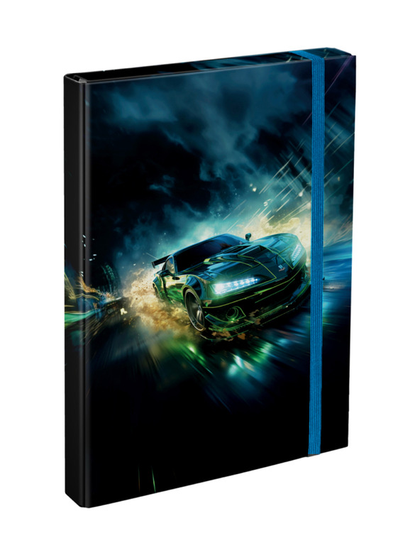 BAAGL  Crne ploče za školske bilježnice A4 Baagl Racing car