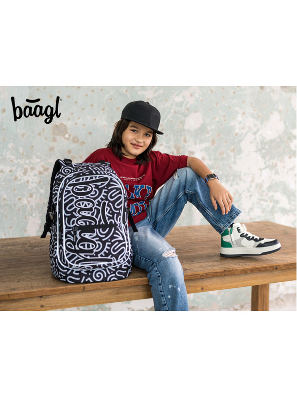 BAAGL  Crni školski ruksak Baagl Core Element