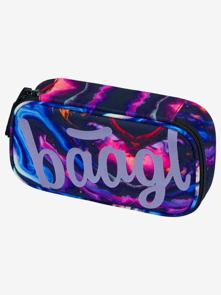 BAAGL  Ljubičasta školska pernica Baagl Marble