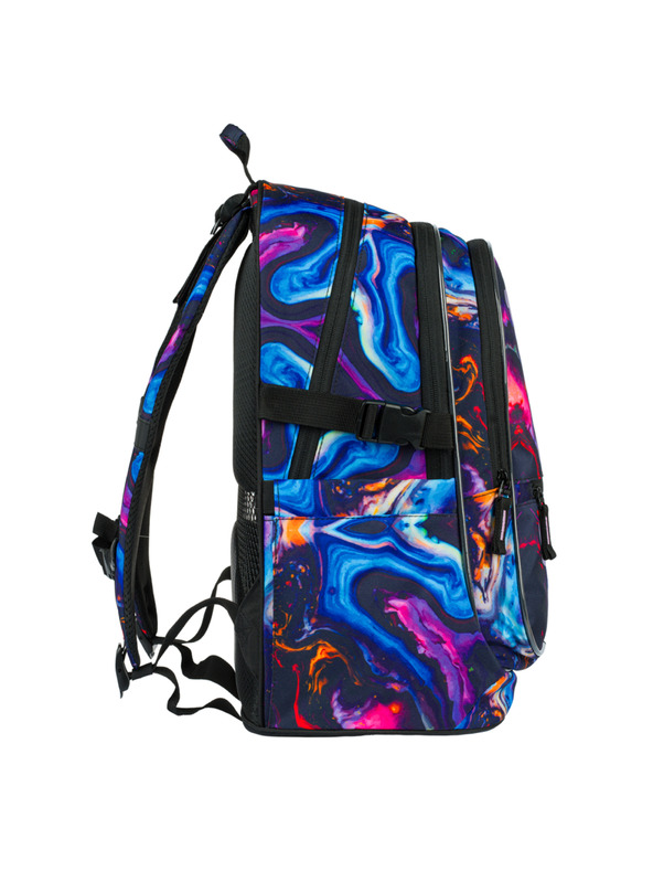 BAAGL  Ljubičasti školski set - ruksak, pernica, torba Baagl Core Marble