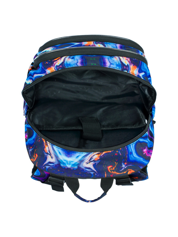 BAAGL  Ljubičasti školski set - ruksak, pernica, torba Baagl Core Marble