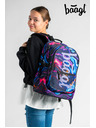 BAAGL  Ljubičasti školski set - ruksak, pernica, torba Baagl Core Marble