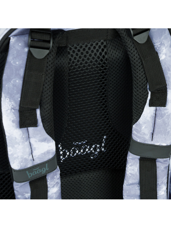 BAAGL  Sivi školski ruksak Baagl Skate NASA Grey