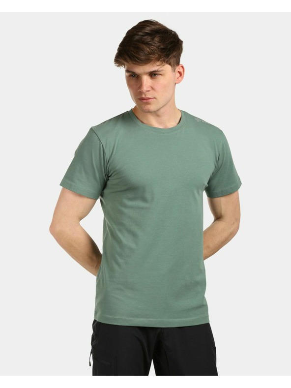 Kilpi Muška pamučna majica kratkih rukava Kilpi PROMO-M kaki boje