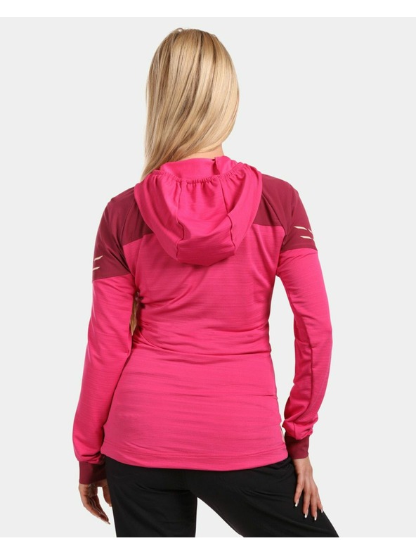Kilpi Kilpi MEMPHIS-W ženska rastezljiva majica s kapuljačom ružičasta