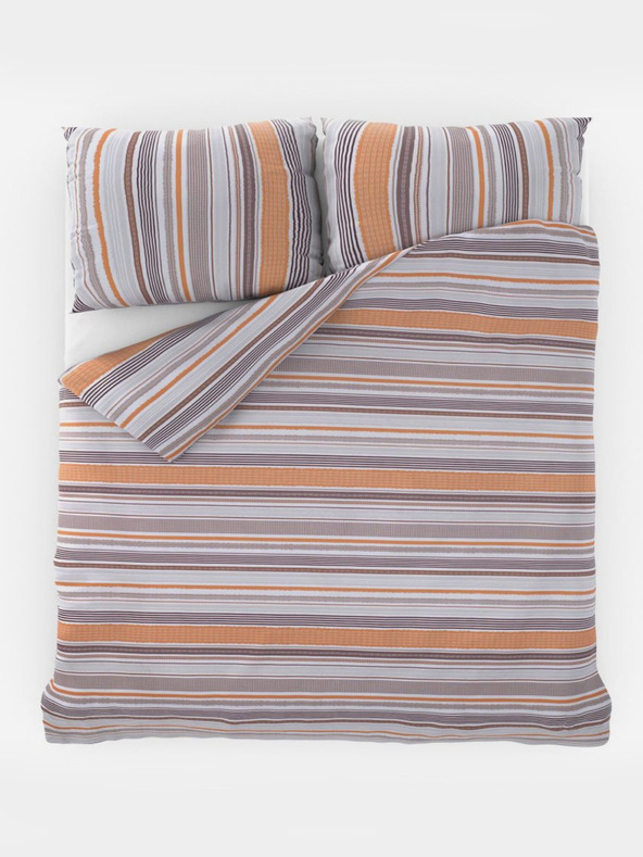 Kvalitex Produžene pamučne posteljine 140x220, 70x90cm VENTA bež