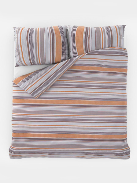 Kvalitex Produžene pamučne posteljine 140x220, 70x90cm VENTA bež