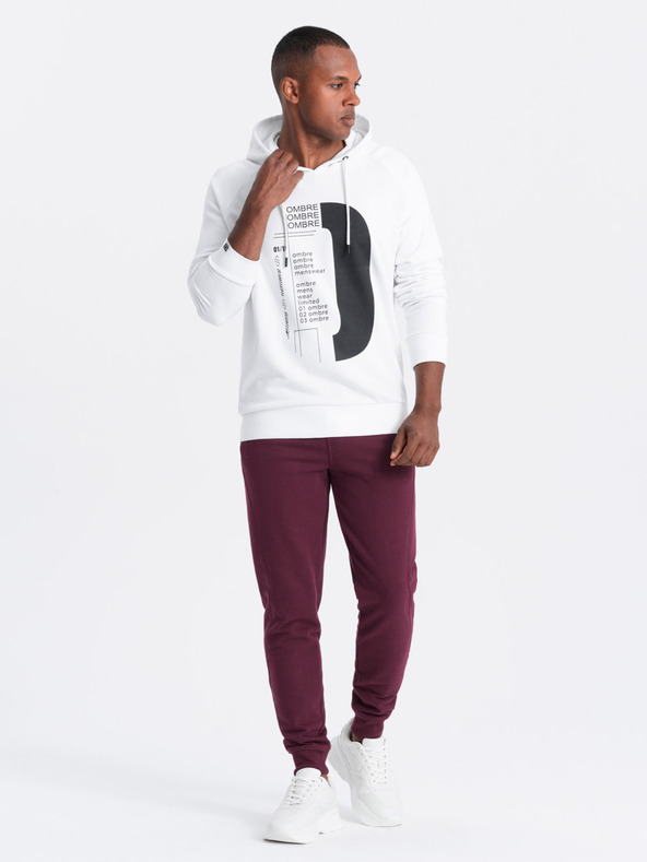 Ombre Clothing Muške pamučne trenirke BASIC joggers Ombre Clothing