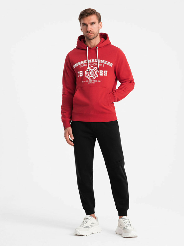 Ombre Clothing Muška majica s klokanom i Ombre Clothing printom