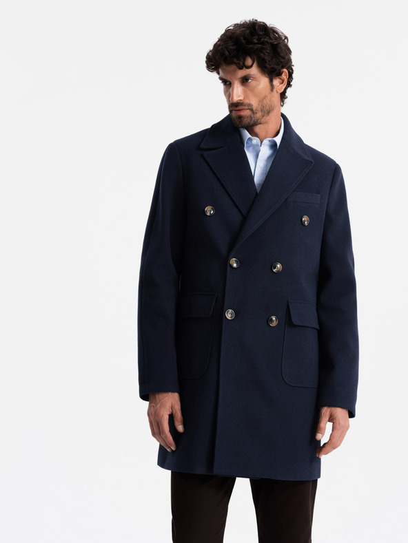 Ombre Clothing Ombre Clothing muški kaput na dvostruko kopčanje