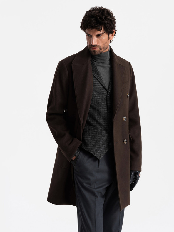 Ombre Clothing Ombre Clothing muški kaput na dvostruko kopčanje