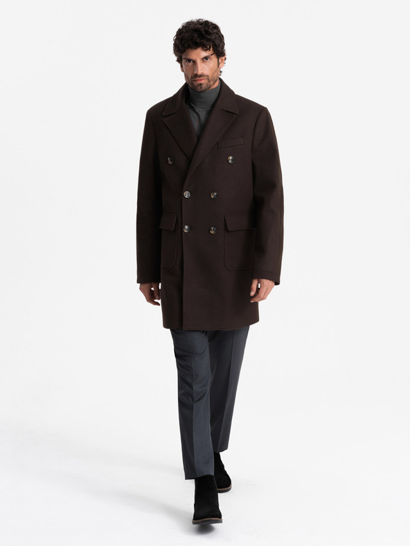 Ombre Clothing Ombre Clothing muški kaput na dvostruko kopčanje