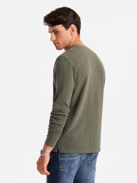 Ombre Clothing Muška vafel pletena Ombre odjeća V1 OM-LSCL-0120