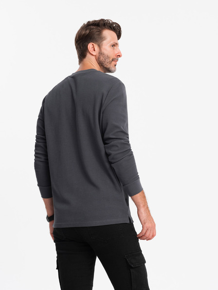 Ombre Clothing Muška vafel pletena Ombre odjeća V3 OM-LSCL-0120