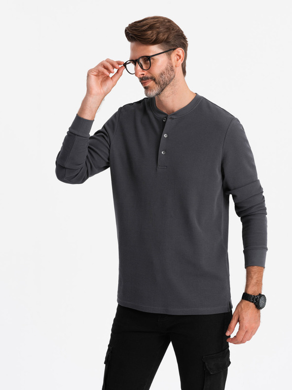 Ombre Clothing Muška vafel pletena Ombre odjeća V3 OM-LSCL-0120