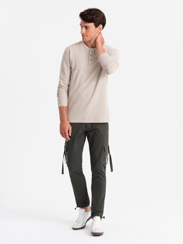 Ombre Clothing Muške hlače Ombre Odjeća STRAIGHT LEG CARGO V3 OM-PACG-0197